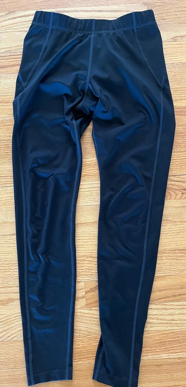 Women's Stoic black leggings base layer, Small, Back Country
